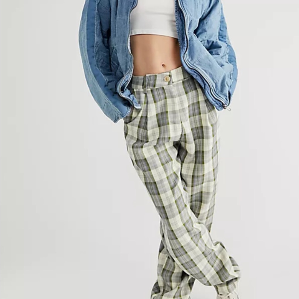 Free People Blue Quilted Jacket - Picture 2 of 9